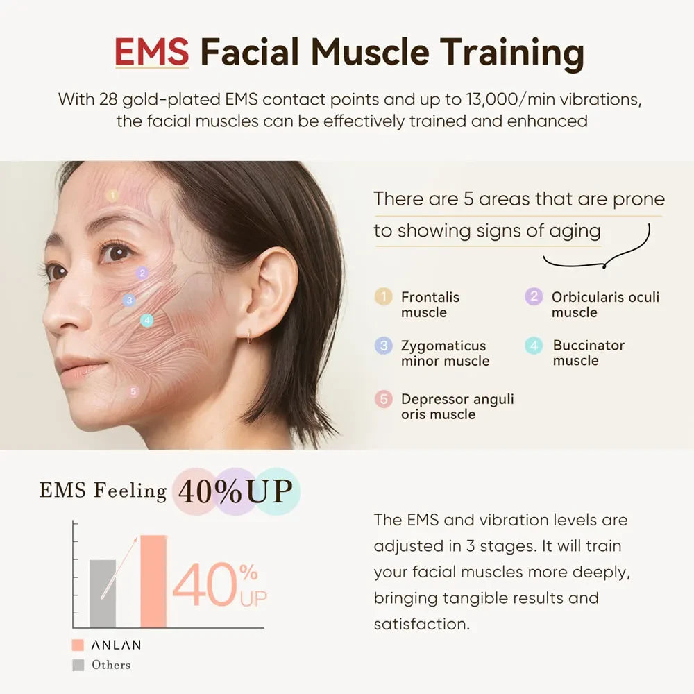 ANLAN RF Facial Massager